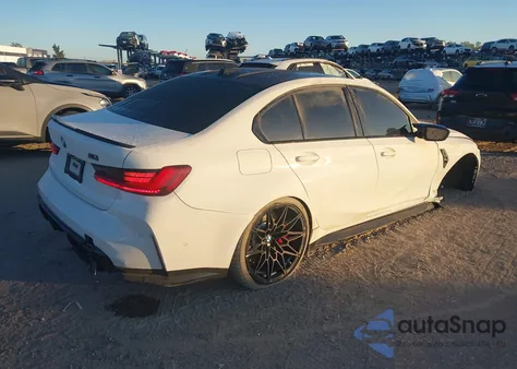 2025 BMW M3 Competition xDrive from USA, damaged, VIN WBS33HJ08SFV13362